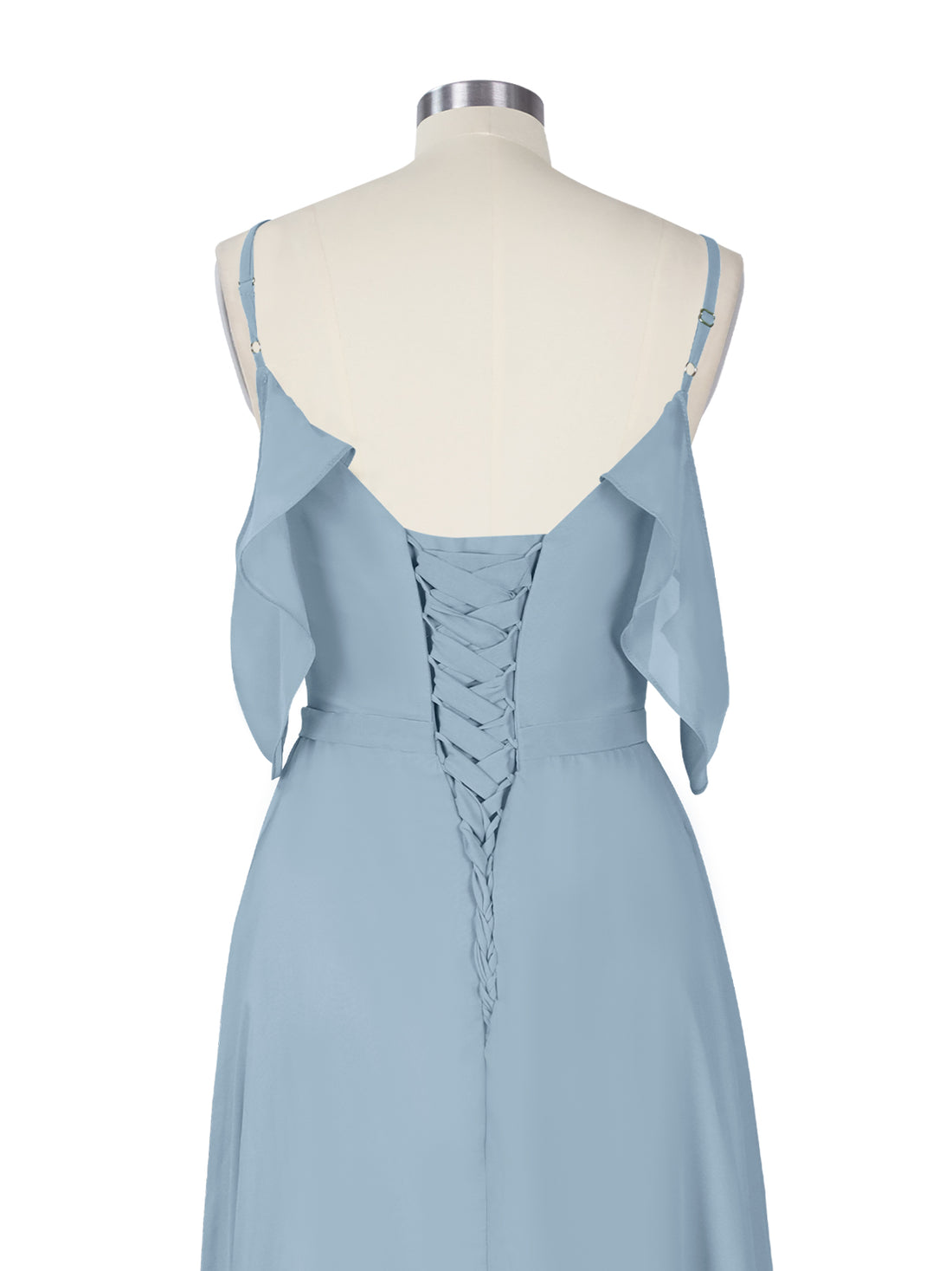 Flowy Spaghetti Bridesmaid Dress 