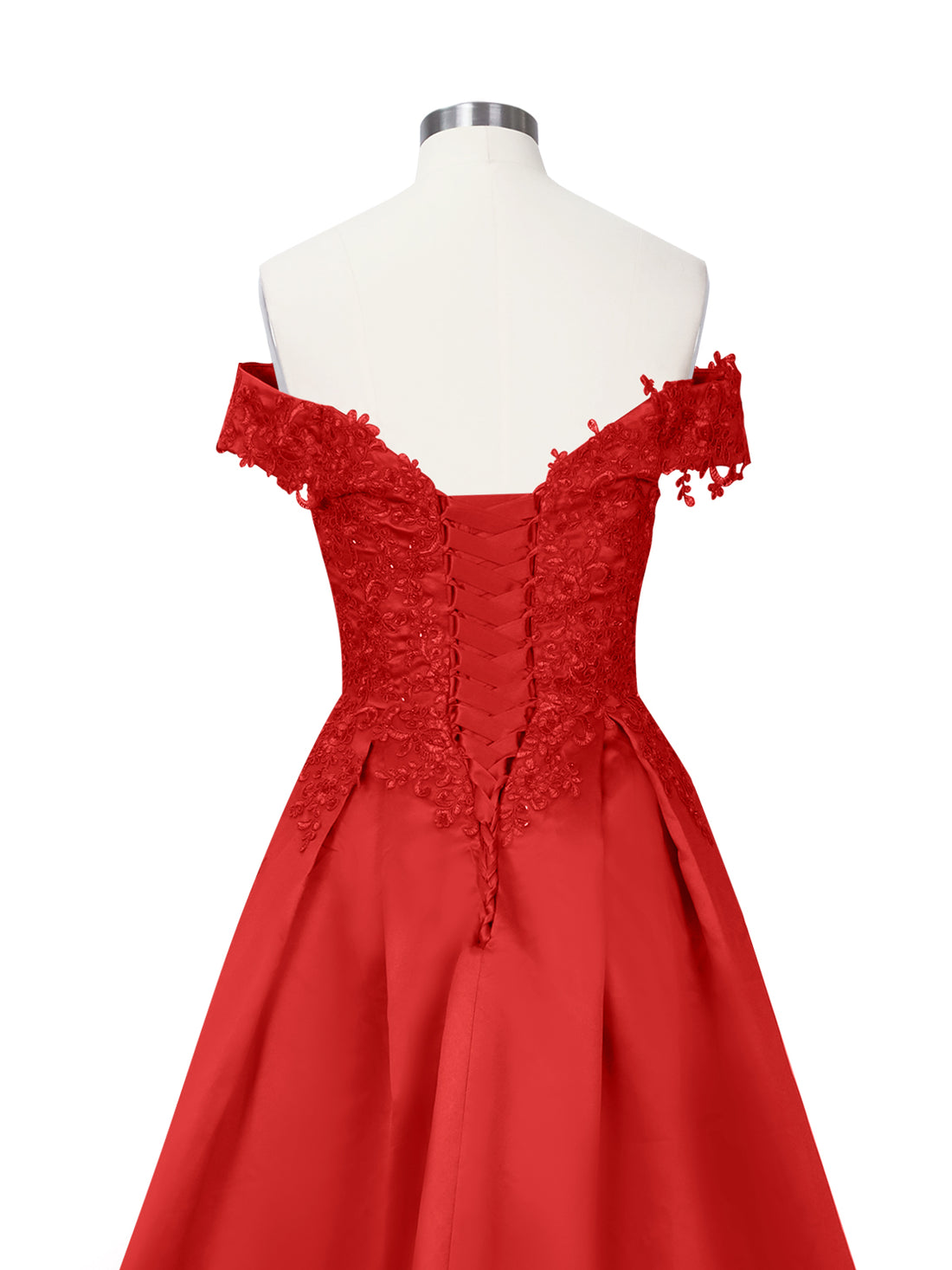 Applique Bodice Prom Dress 