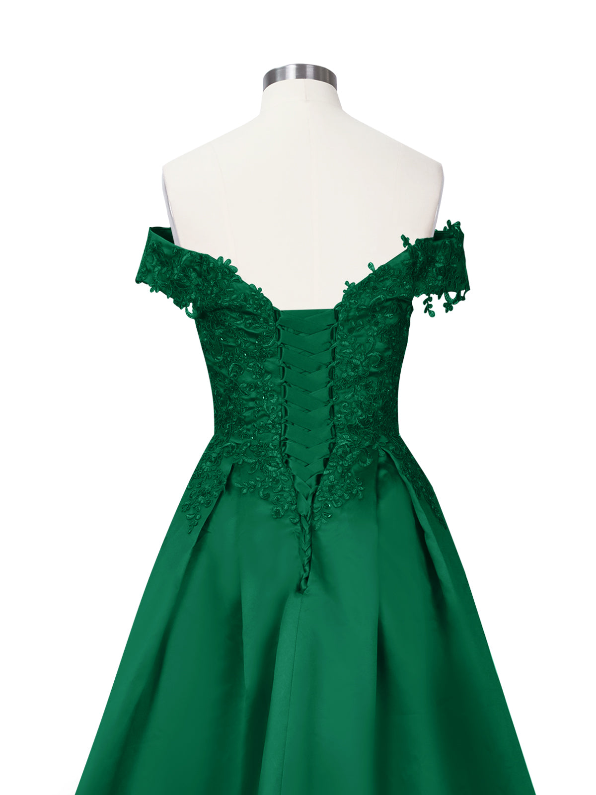 Applique Bodice Prom Dress 