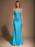 Mermaid Prom Dress with Sequin Appliques 