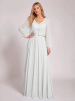 Two-Piece Square Neckline Bridesmaid Dress with Jacket
