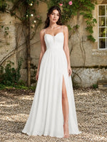 A-Line Bridesmaid Dress with Spaghetti Straps