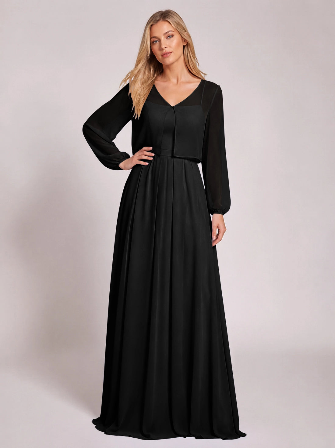 Two-Piece Square Neckline Bridesmaid Dress with Jacket