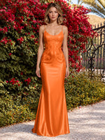 Mermaid Prom Dress with Sequin Appliques 