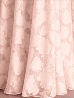 Jacquard Prom Dress with Lace-Up Open Back