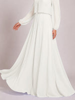 Two-Piece Square Neckline Bridesmaid Dress with Jacket