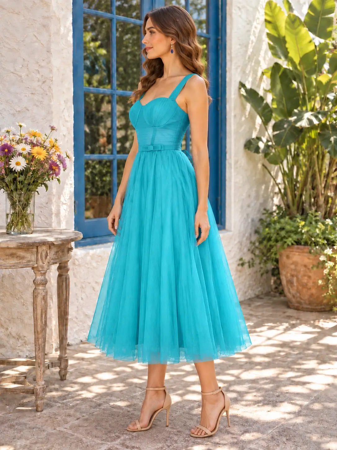 Layered Tulle Bridesmaid Dress 