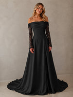 Lace Long Sleeves Wedding Dress 