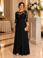 Three Quarter Sleeve Mother Dress 