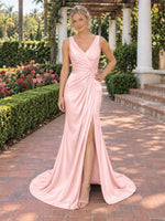 Slit Sheath Prom Dress 
