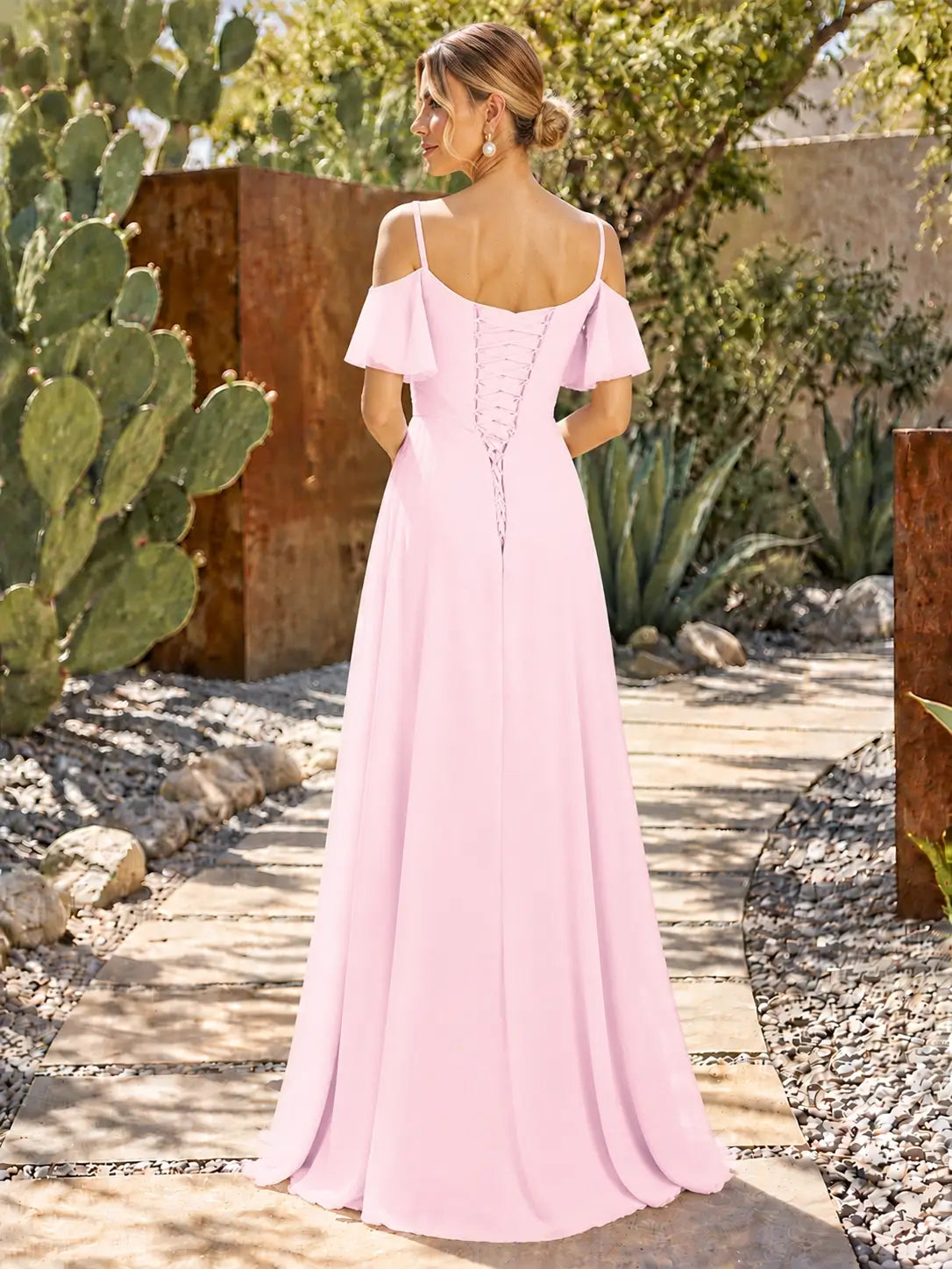 Off the Shoulder Brideamaid Dress 