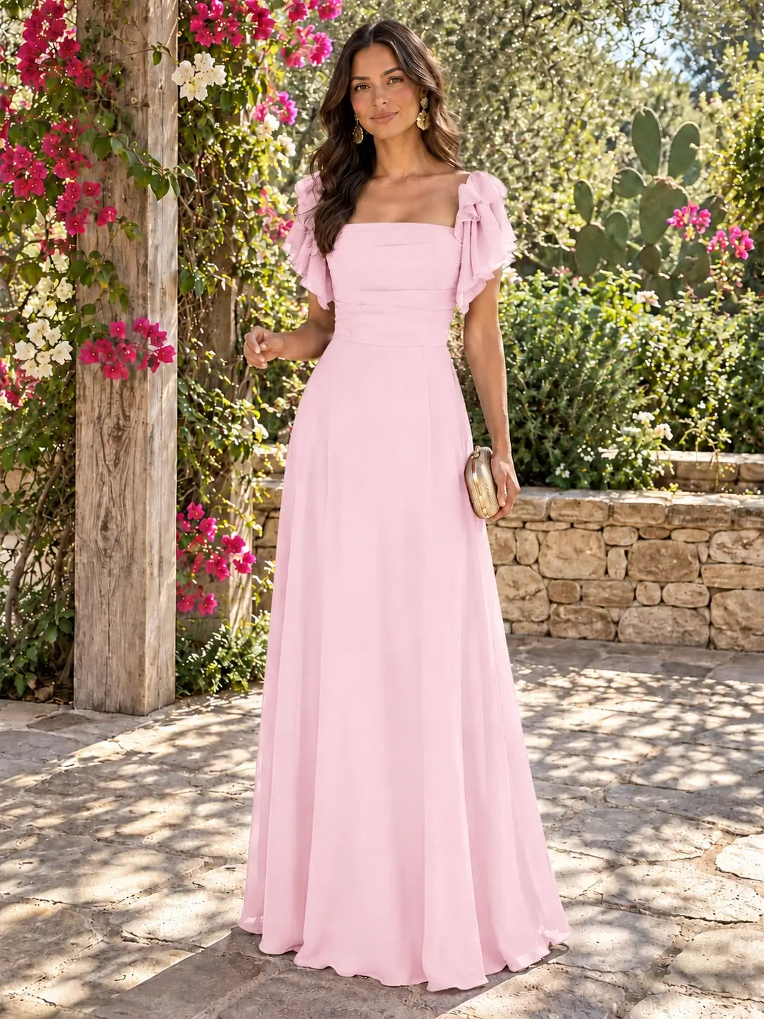 Chiffon Bridesmaid Dress 