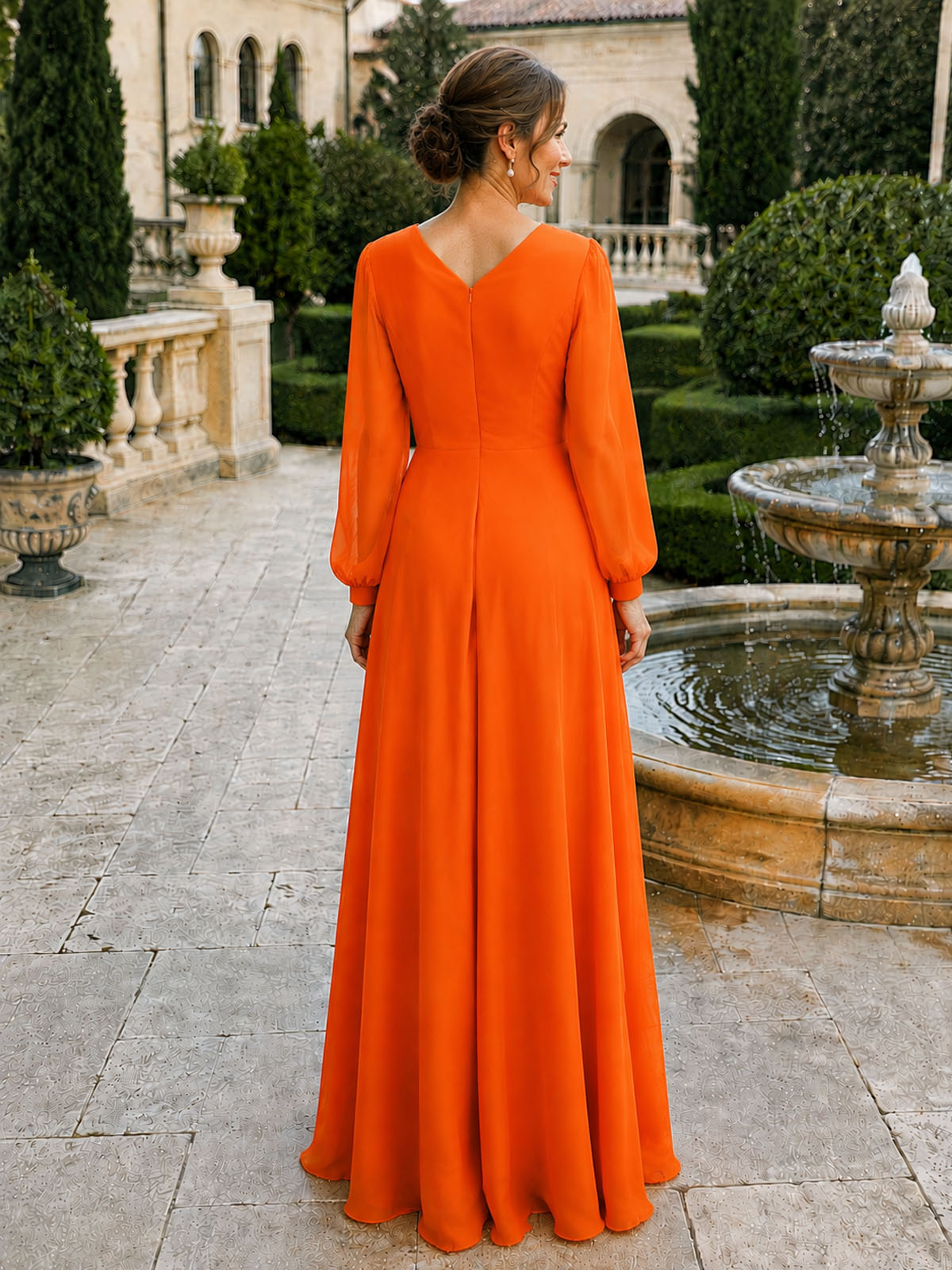 Chiffon Mother of The Bride Dress 