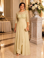 Three Quarter Sleeve Mother Dress 