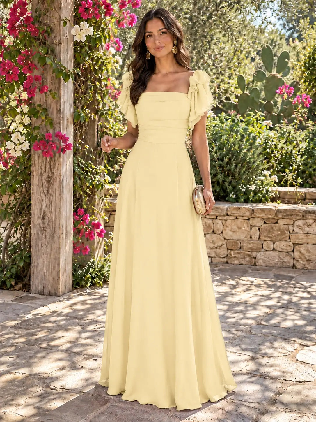Chiffon Bridesmaid Dress 