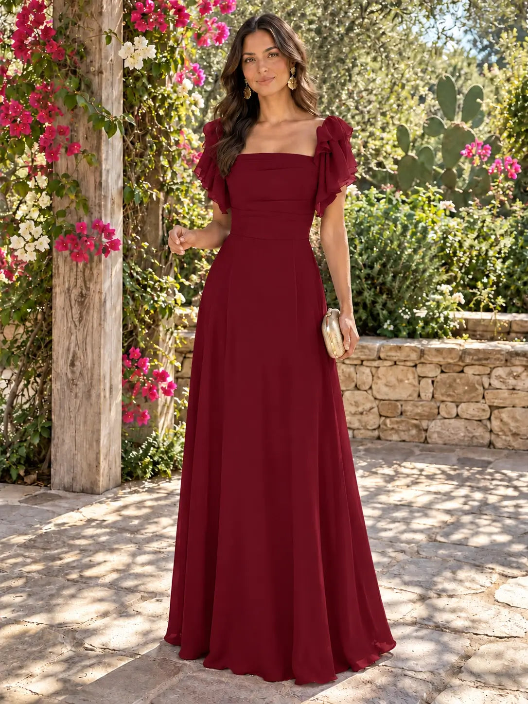 Chiffon Bridesmaid Dress 