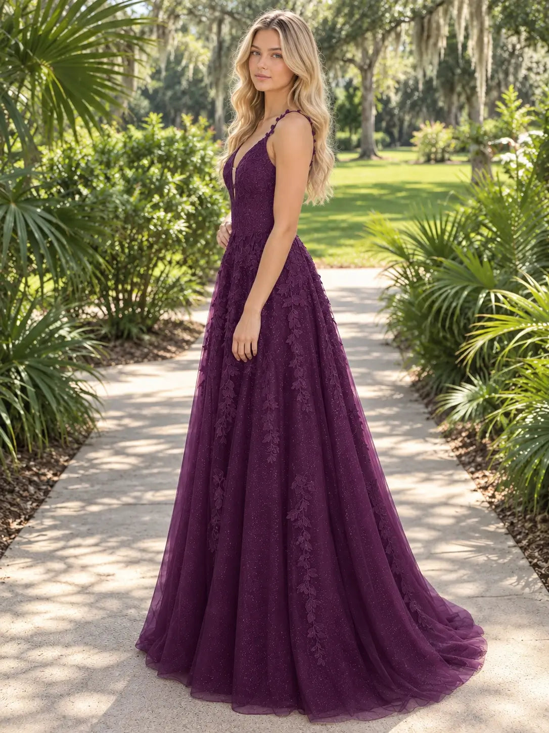 Sequin Mesh Bridesmaid Dress 