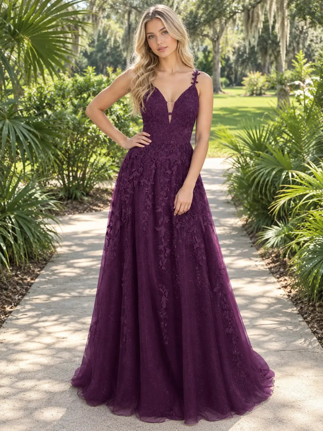 Sequin Mesh Bridesmaid Dress 