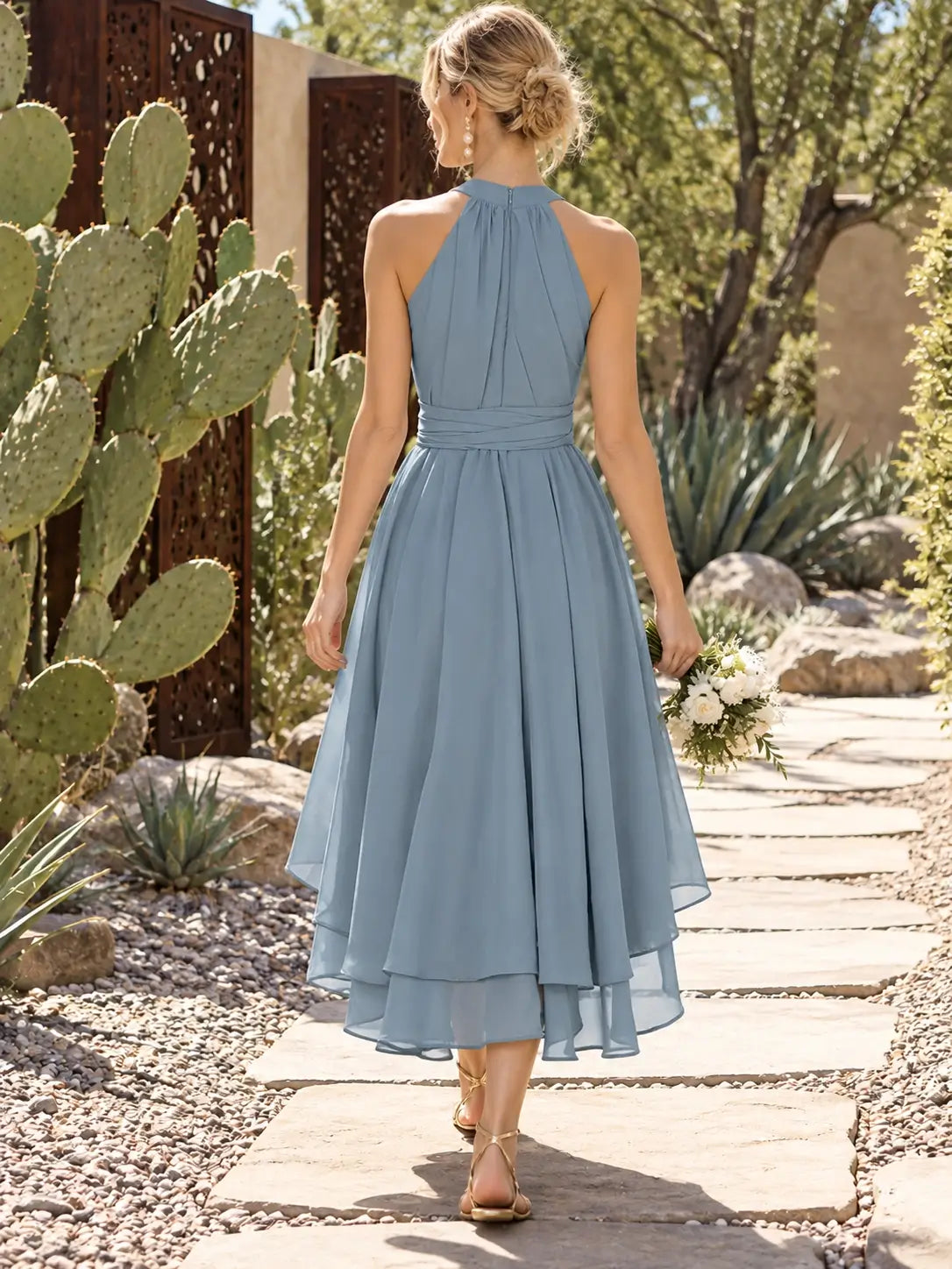 Halter Bridesmaid Dress