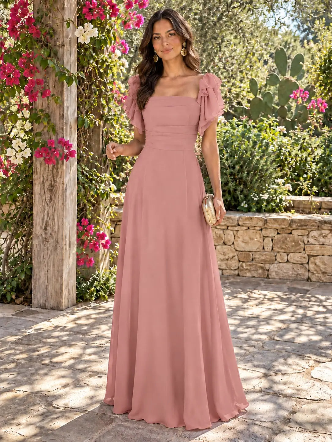 Chiffon Bridesmaid Dress 