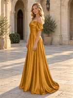 Off-Shoulder Prom Dress 