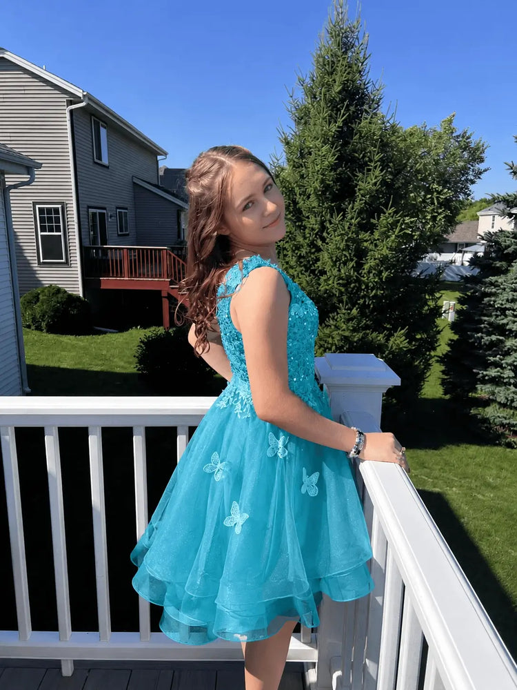 butterfly homecoming dress