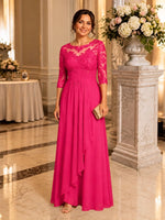 Three Quarter Sleeve Mother Dress 