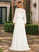 Two-Piece Square Neckline Bridesmaid Dress with Jacket