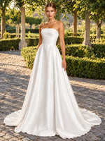 A-line Wedding Dress with Ruched 