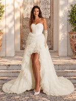 Tulle Wedding Dress with High-Low 
