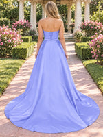 Strapless Sequin Prom Dress 