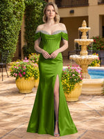 Corset Beaded Trumpet Prom Dress 
