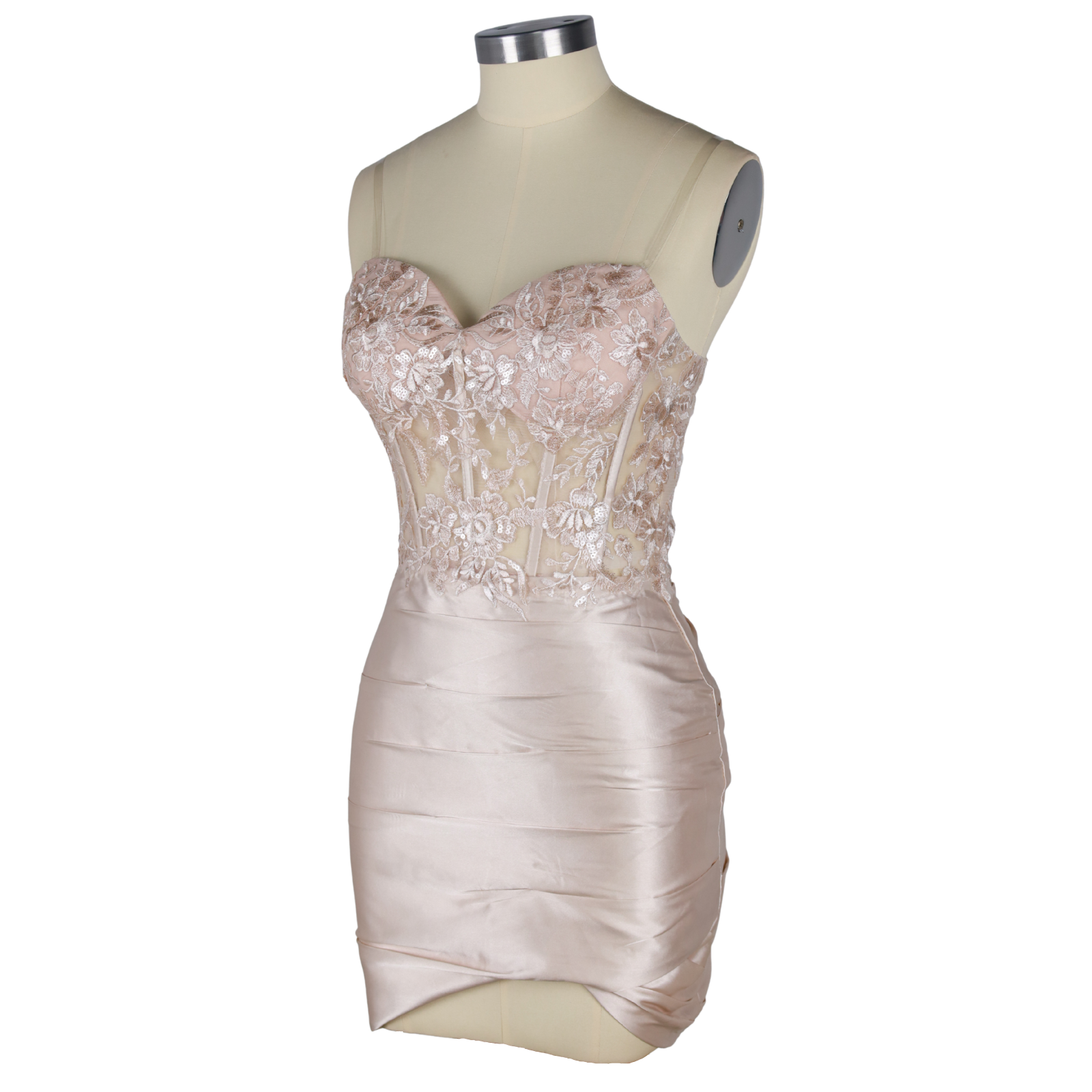 Lace-up Back Homecoming Dress 