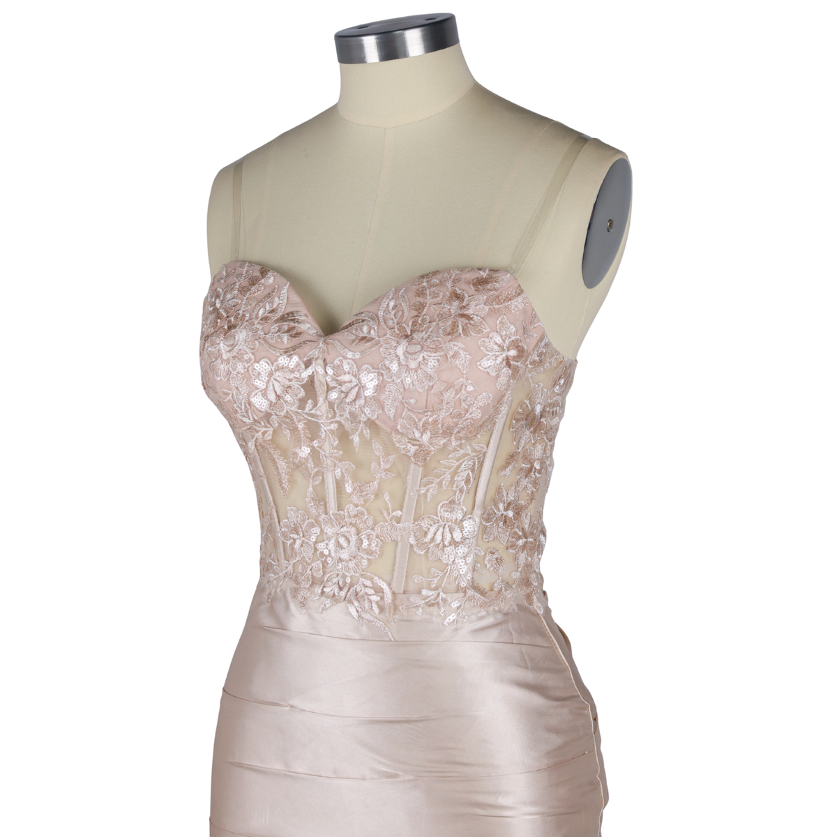 Lace-up Back Homecoming Dress 