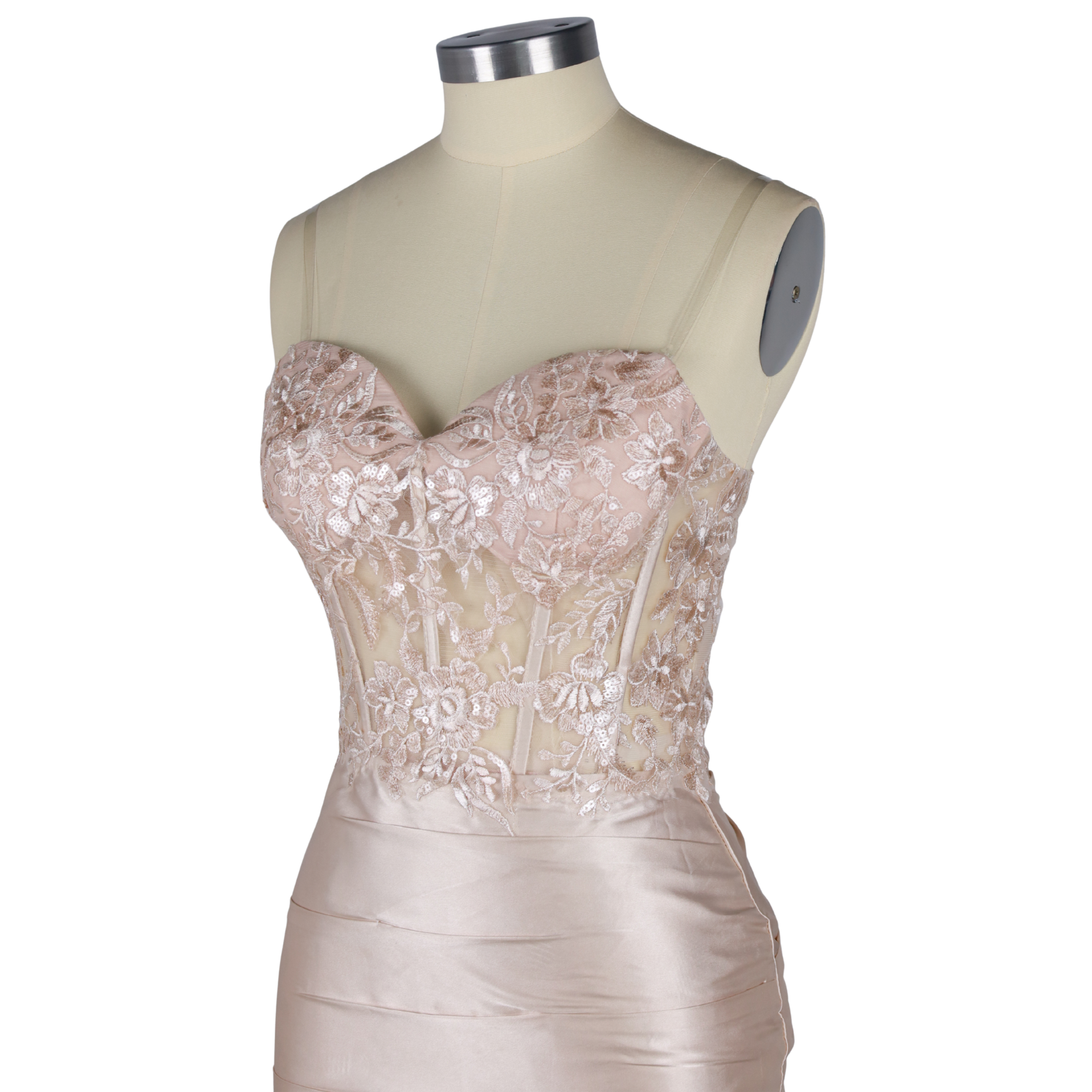 Lace-up Back Homecoming Dress 