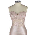 Lace-up Back Homecoming Dress 