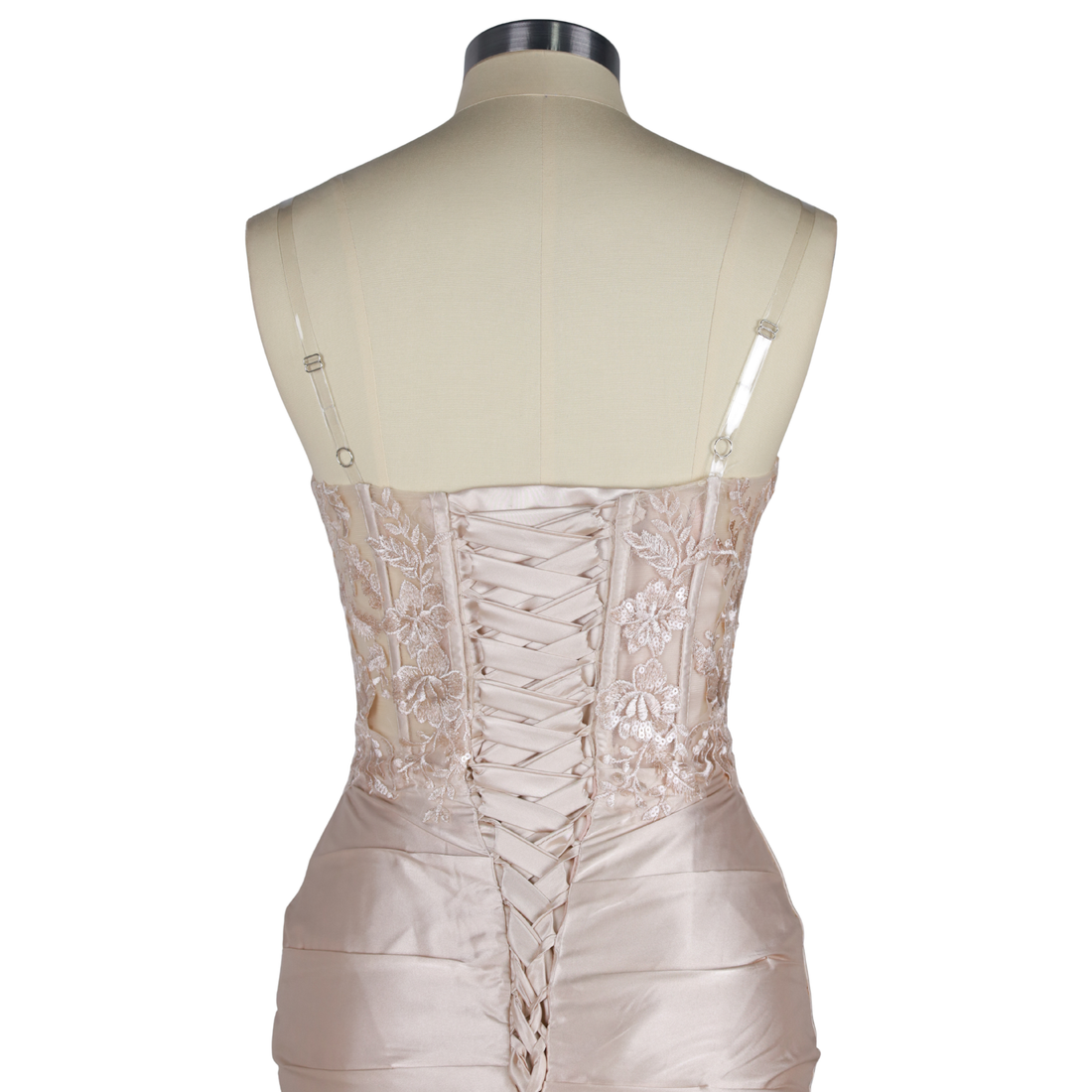 Lace-up Back Homecoming Dress 