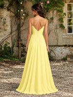 A-Line Bridesmaid Dress with Spaghetti Straps