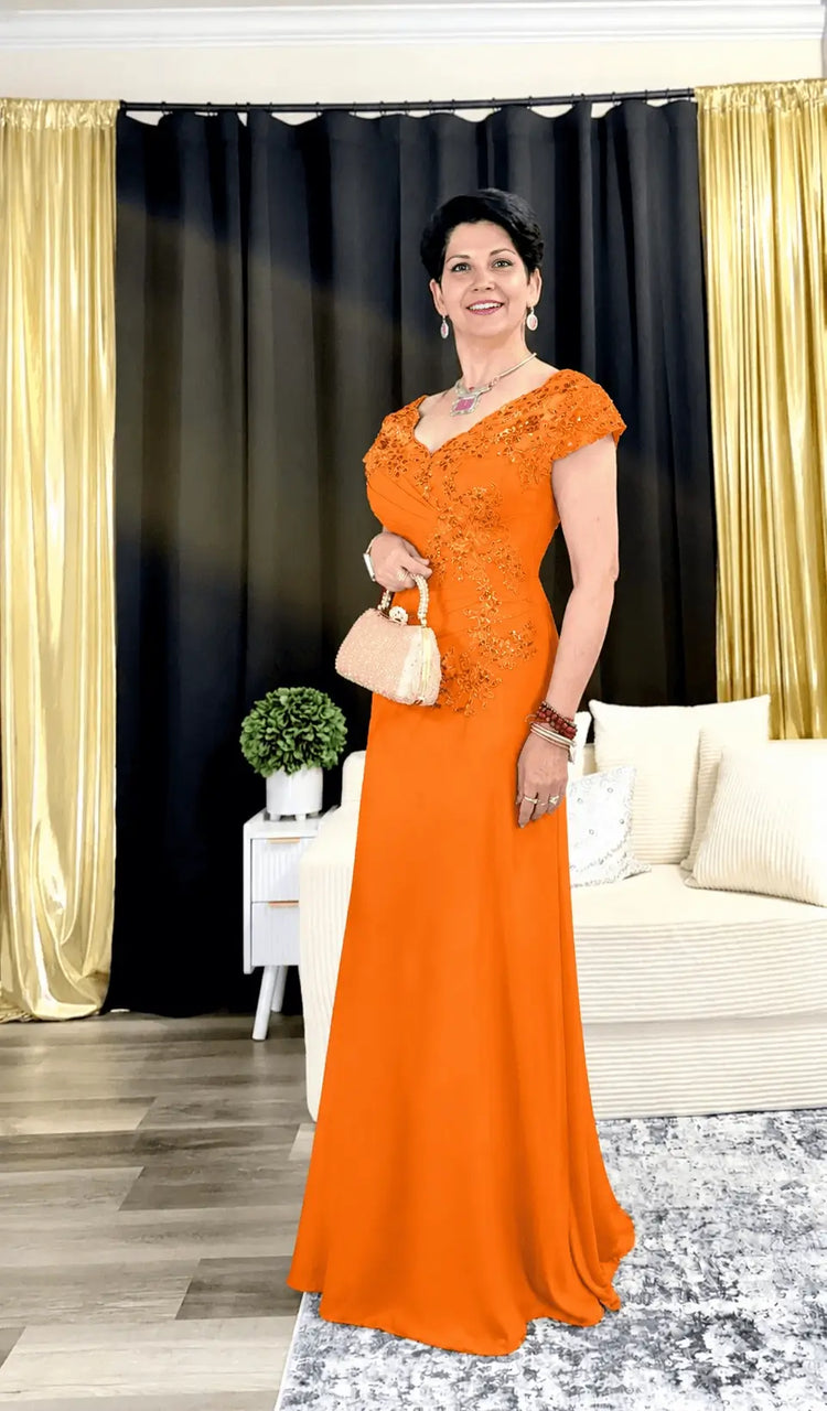 Sequin Mother of the bride dress