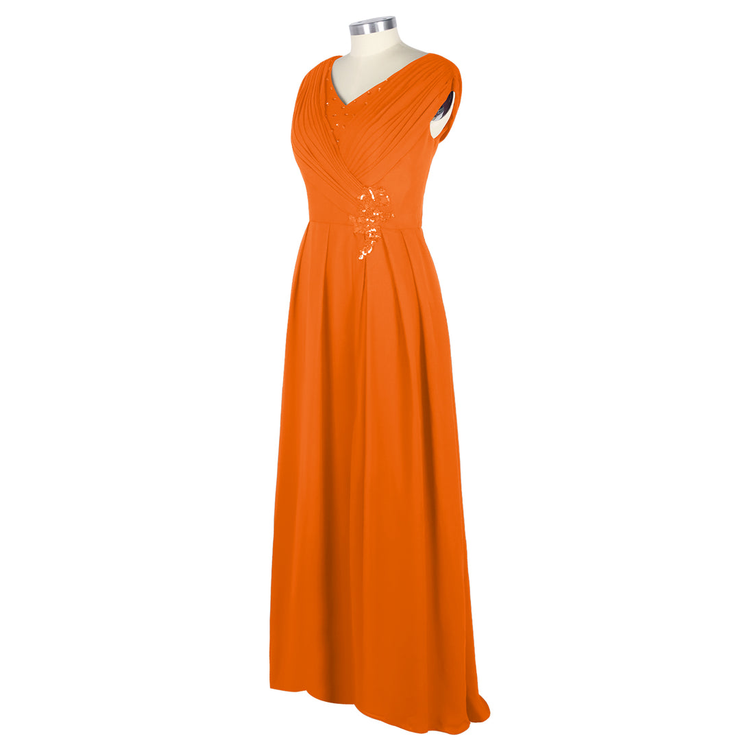 Pleated Mother of The Bride Dress 