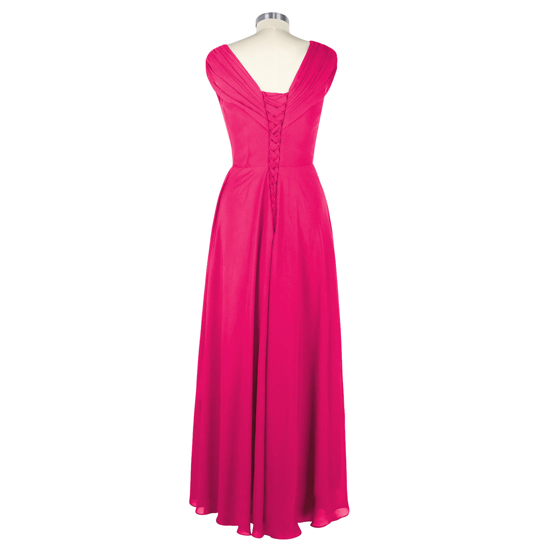 Pleated Mother of The Bride Dress 