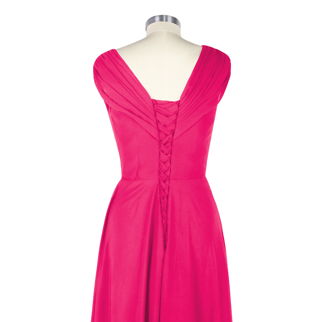 Pleated Mother of The Bride Dress 