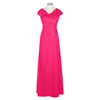 Sequin Mother of The Bride Dress #Vivid-Pink