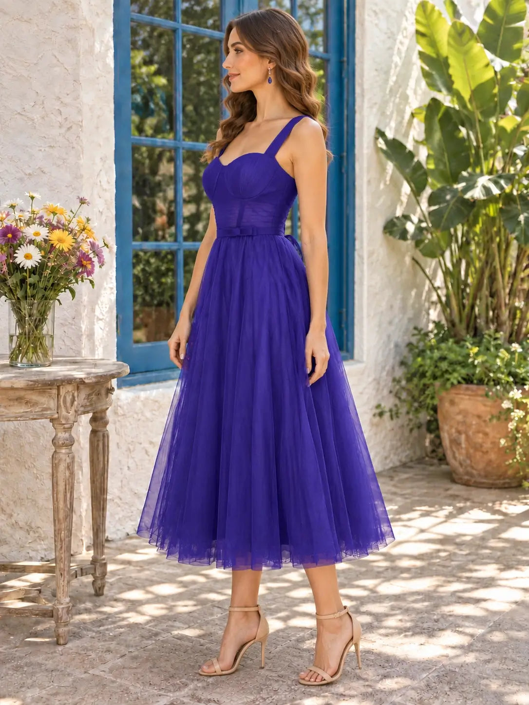 Layered Tulle Bridesmaid Dress 