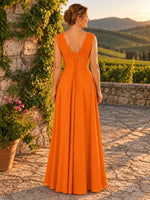 Pleated Mother of The Bride Dress 