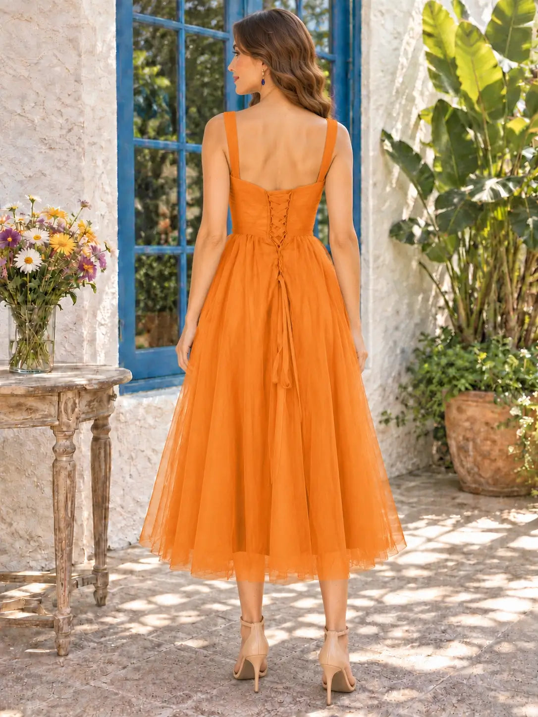 Layered Tulle Bridesmaid Dress 