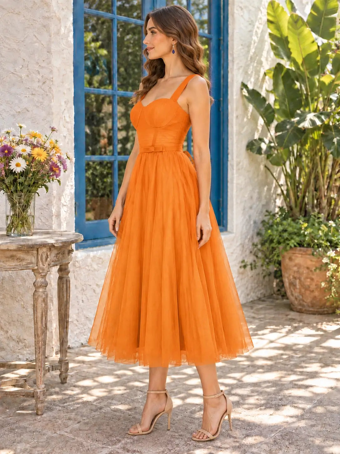 Layered Tulle Bridesmaid Dress 