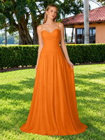 Chiffon Bridesmaid Dress with Ruched Design 
