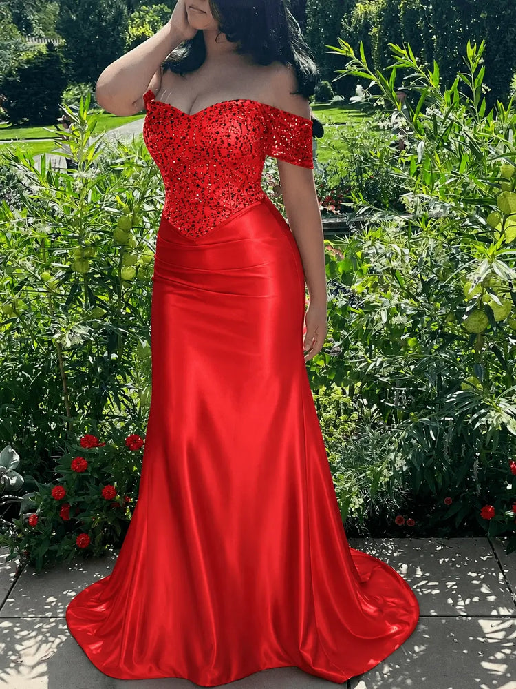 mermaid prom dress