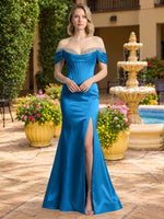 Corset Beaded Trumpet Prom Dress 